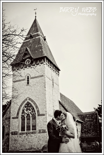 A Kiss infront of the Church