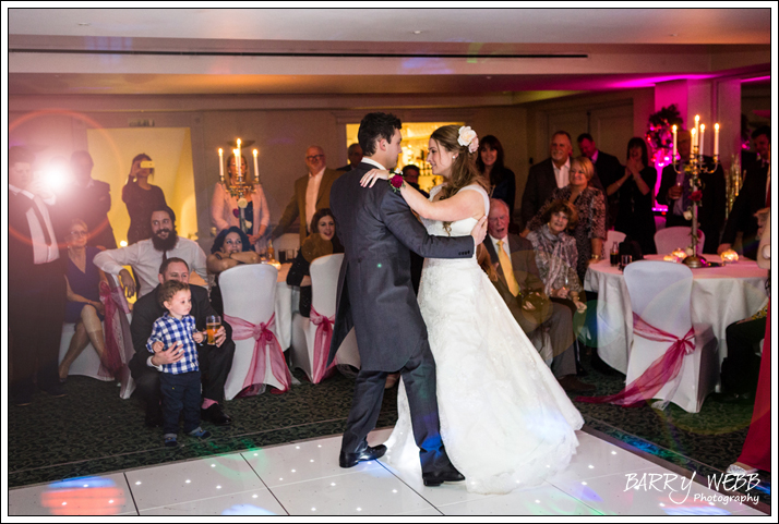 The Bride and Groom during their first dance