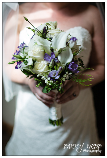 The brides bouquet of flowers