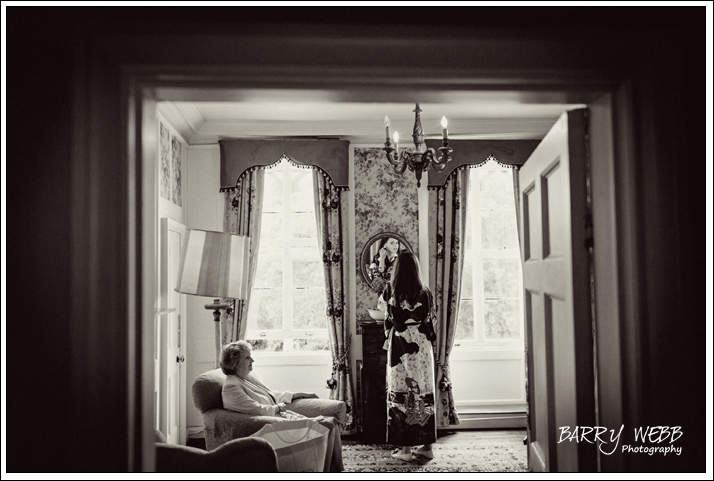 The Bridal getting ready at Chiddingstone Castle