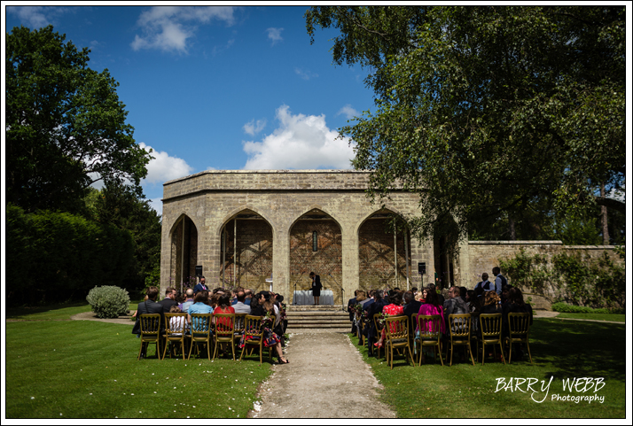 The Ceremony area at Chiddingstone Castle