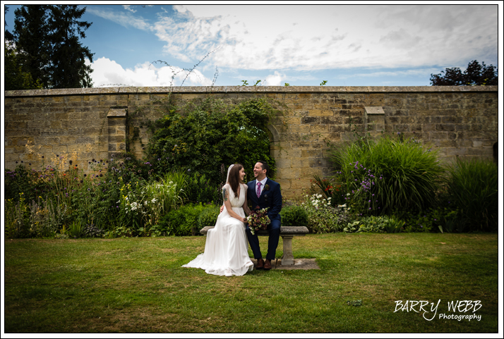 The Bride and Groom at Chiddingstone Castle