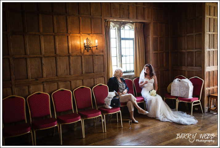 A quiet moment at Lympne Castle in Kent
