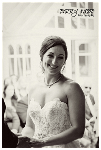 Big smiles from the Bride