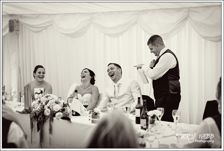 Lots of laughs at the best man speech