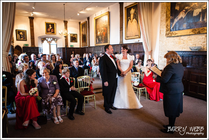 The wedding ceremony at Penshurst Place in Kent - Wedding Photography