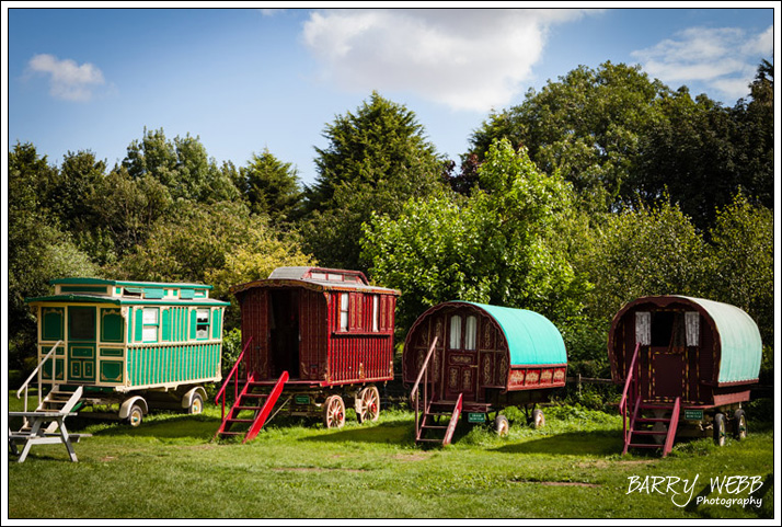 Beautiful old gipsy caravans - South Farm in Hertfordshire - Wedding Photography