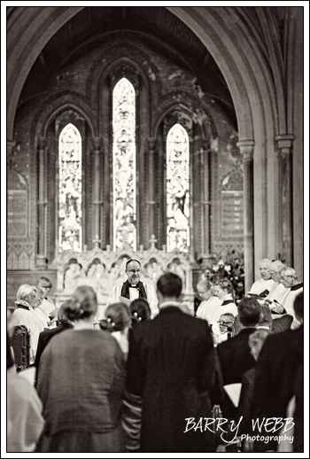 Wedding at St Giles' Church in Shipboourne