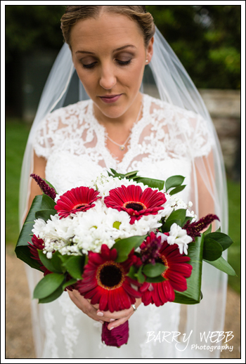 The Brides Bouquet - Wedding at St Giles' Church in Shipboourne