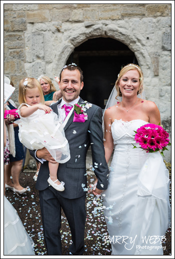 Confetti time! 0 Wedding at Archbishops Palace in Maidstone, Kent