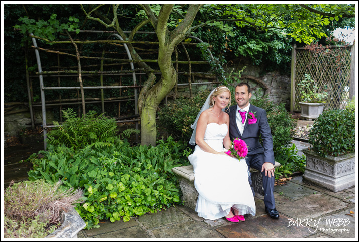 The Herb garden - Wedding at Archbishops Palace in Maidstone, Kent